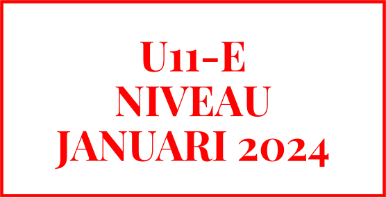U11-E NIVEAU JANUARI 2024